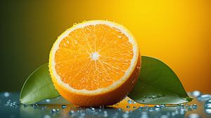 Orange im Schnitt