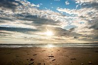 Sunset on the beach