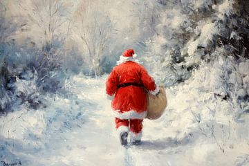 Kerstwandeling van Poster Art Shop