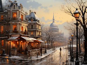 Paris Montmartre von Kees van den Burg