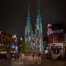 Sint Catharinakerk Eindhoven GLOW 2017 van Jan Sluijter thumbnail