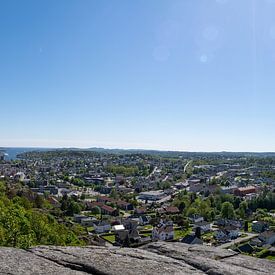 Panoramic view of the Norwegian town Sandefjord by Matthias Korn