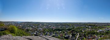 Panoramaufnahme von der Norwegischenstadt Sandefjord von Matthias Korn
