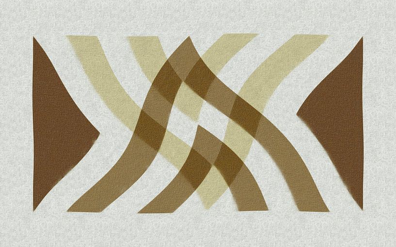 Abstract geometrische vormen van Maurice Dawson