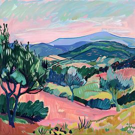 Henri Matisse inspired landscape by Niklas Maximilian