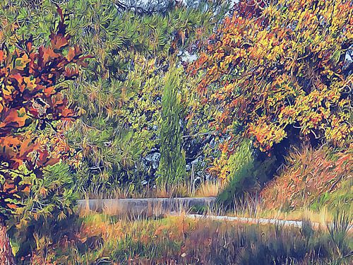 De bocht in de weg December Umbrië