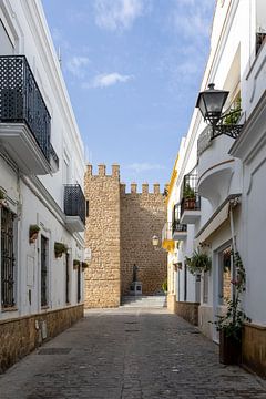 Castle with Gothic and Arabic elements, Castillo de Luna, Rota, Cádiz, Andalusia, Spain. by Fotos by Jan Wehnert