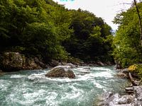 Das Wildwasser der Tolminka