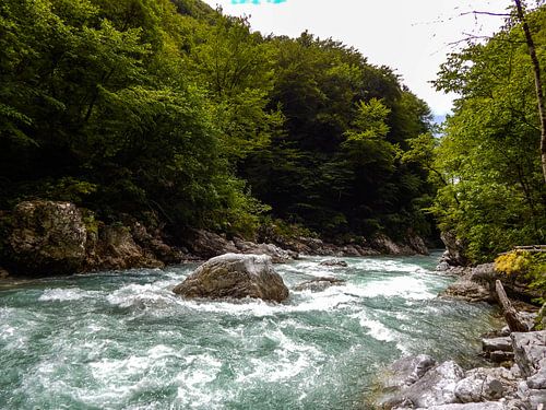 Das Wildwasser der Tolminka von Treat of Freedom