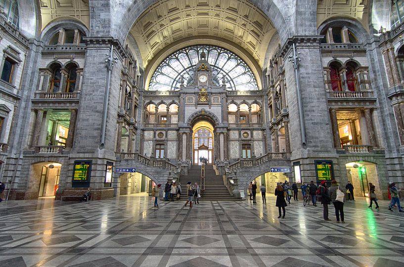 Bahnhofshalle Antwerpen von Mark Bolijn