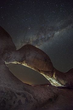 The gateway to the stars: Night over the Spitzkoppe by Christian Möller Jork