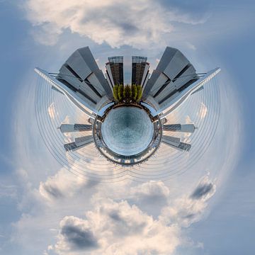 0572 Rotterdam Tiny Planet sur Adrien Hendrickx