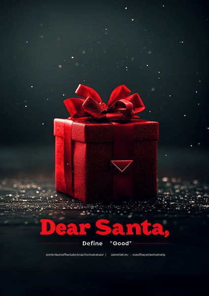 Cher Père Noël, définissez le bien par crack head