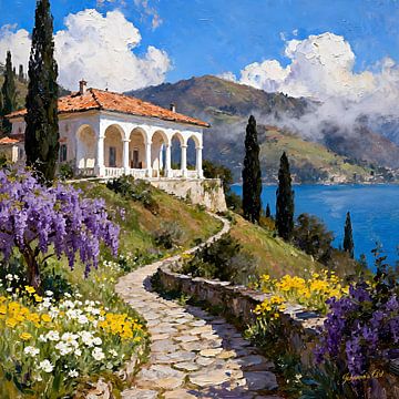 Romantisches italienisches Herrenhaus 1 von Johannas Art Creations