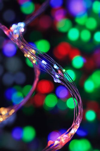 Dreamy light motion in a colorful, imaginative atmosphere