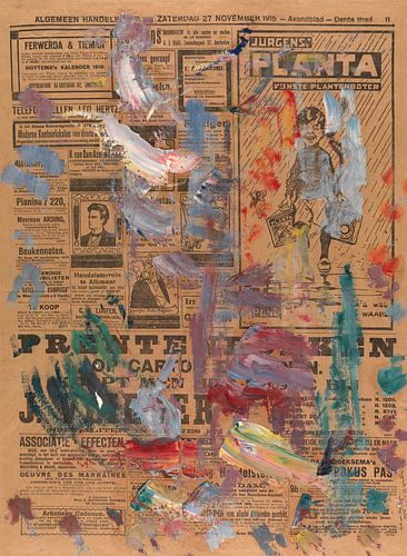 Kleuren gebruikt in Zelfportret met groene hoed, Rik Wouters