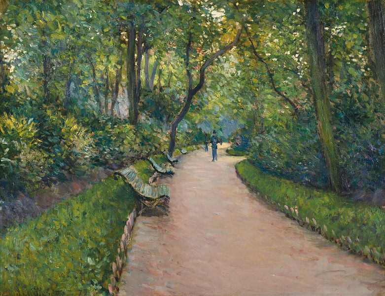 Der Park von Monceau, Gustave Caillebotte von Meisterhafte Meister