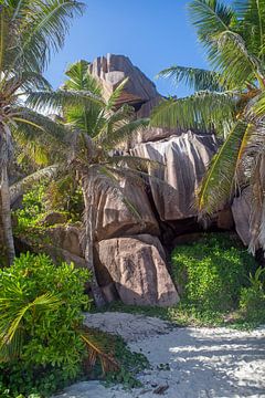 La Digue (Seychelles) - Grand Anse Beach sur t.ART