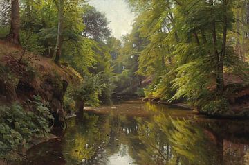 Bewaldete Flusslandschaft, Peder Mørk Mønsted