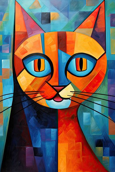 Cat abstract by Bert Nijholt