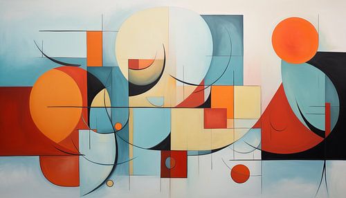 Abstracte vormen panorama