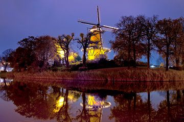 Mill of piet Alkmaar by Marc Hollenberg