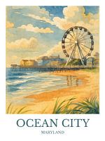 "Ocean View - Maryland Art Print&quot ;