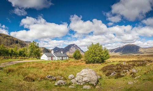 Blackrock Cottage bij de ingang van Glencoe