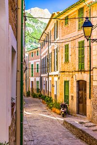 Altes mediterranes Dorf Fornalutx auf Mallorca, Spanien Balearische Inseln