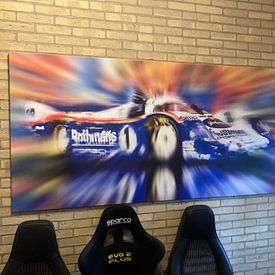Klantfoto: Porsche 956 van DeVerviersBelgium, op canvas