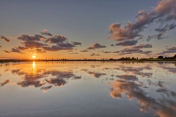 Stille bei Sonnenuntergang von Ellen Weidenaar