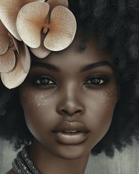 Beauté africaine sur Carla Van Iersel