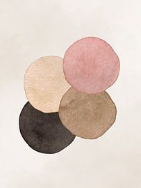 Formes abstraites minimalistes - Neutral Beige &amp ; Pink Shades 04