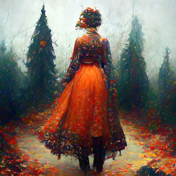 Autumn Walk by Jacky