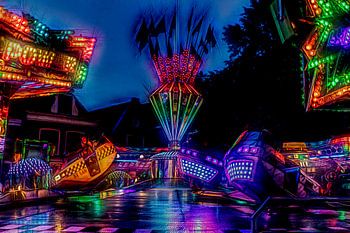 Spel van licht en kleur