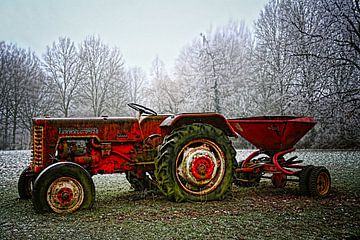  Rote Traktor von Yvonne Smits