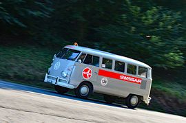 VW Bulli T1 Swissair on the mountain - Eggberg Klassik 2019 - by Ingo Laue
