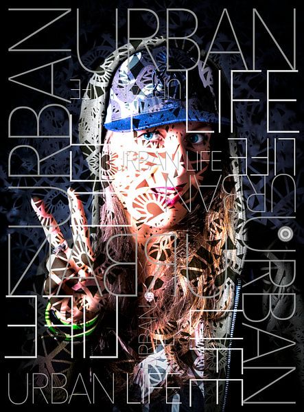 Urban Grey Girl von Urban Photo Lab