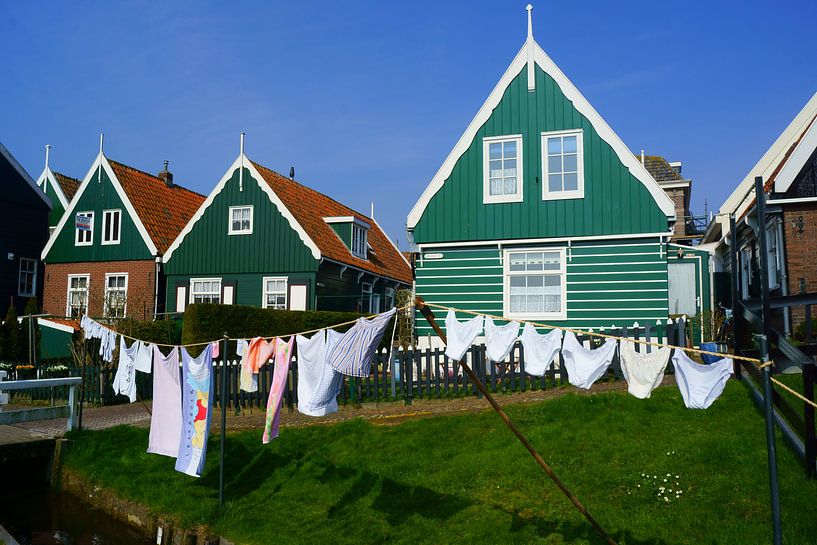 Waslijn in Marken par Michel van Kooten