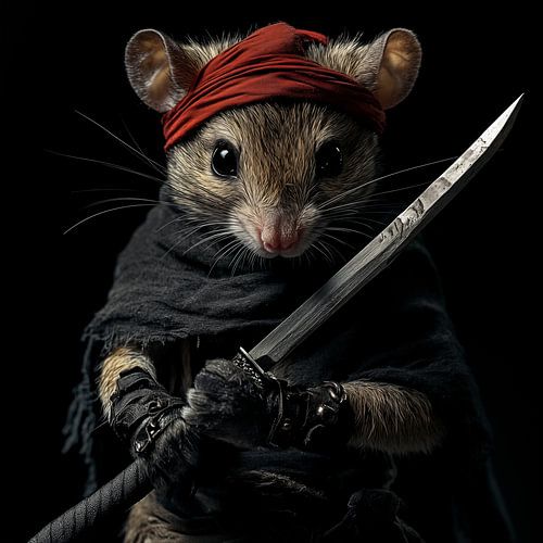 Ninja-Maus-Porträt