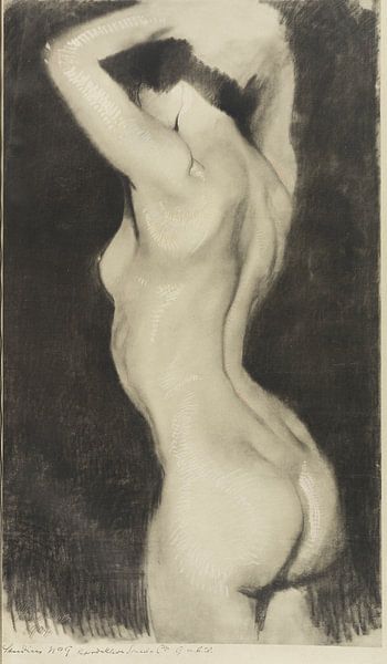 Zwanzig Studien, Akt Radierung, Max Klinger, 1914 von Atelier Liesjes