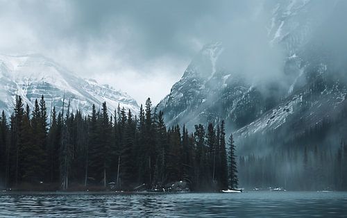 Misty mountain world