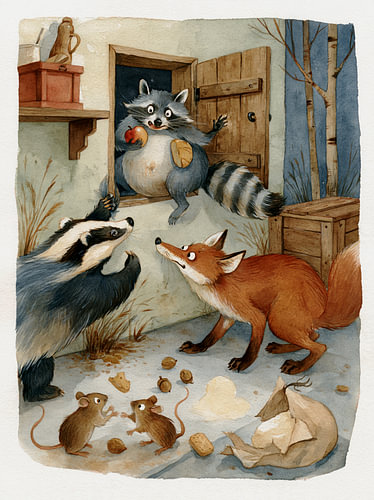 De petits voleurs dans le garde-manger : les Woodland Friends ont une surprise !