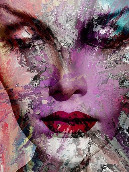 Painted face by Gabi Hampe