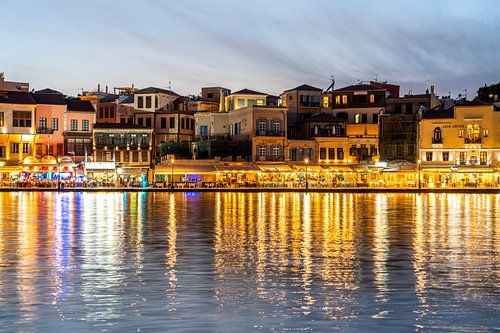 Venetiaanse haven van Chania, Kreta, Griekenland