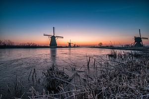 Sonnenaufgang Kinderdijk 6 von Henk Smit