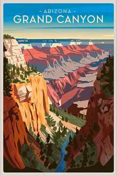 Grand Canyon, Arizona van Poster Art Shop