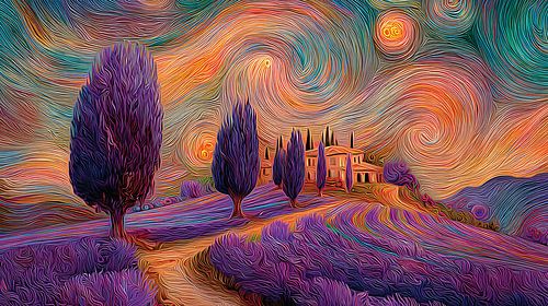 Chuchotements de lavande à la Villa Corksy