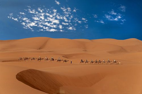 Karawane in der Wüste