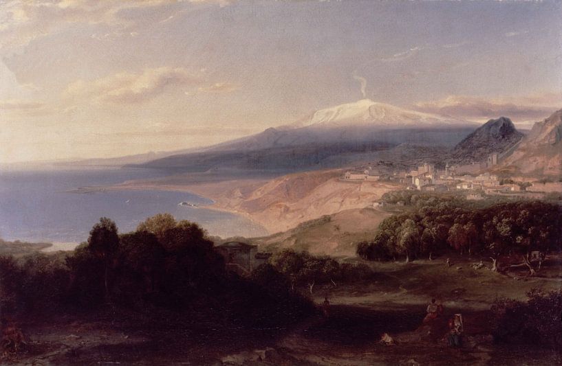 Taormina et l'Etna - Carl Rottmann par Bridgeman Masters